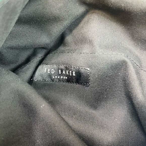 Ted Baker Modern Straight Dress Pants Mens Size 34x30 Gray Slacks Office Formal - Picture 4 of 8